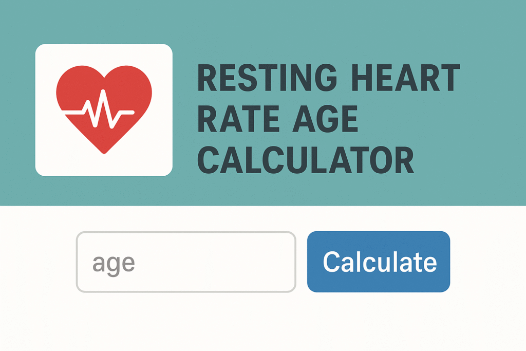 Resting Heart Rate Age Calculator